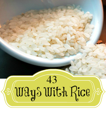 43 rice stir-in ideas