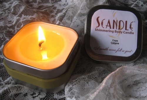 Scandle Shimmering Body Lotion Candle