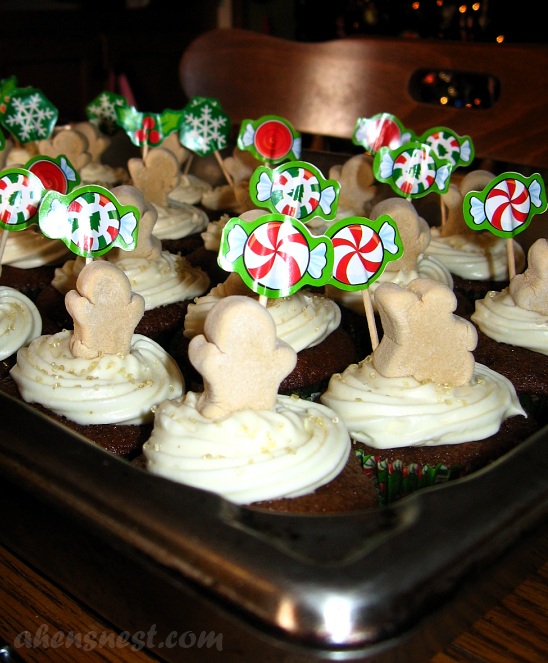 gingerbread cupcakes with cream cheese frosting recipe