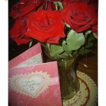Valentine roses