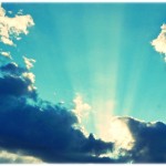 sky sun rays