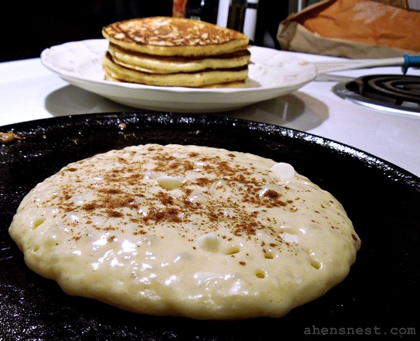 pancake is ready to flip!