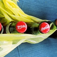 coke bottles
