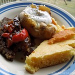 oven baked london broil steak and skillet cornbread