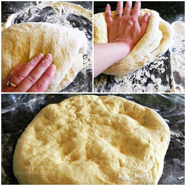 how to knead bread dough