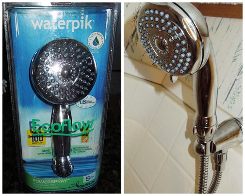 Waterpik EcoFlow Powerspray shower head 