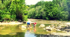2010 playing in the creek