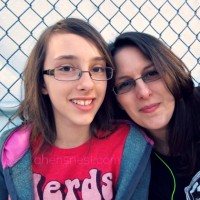 my daughter and I at Monster Jam June 2012