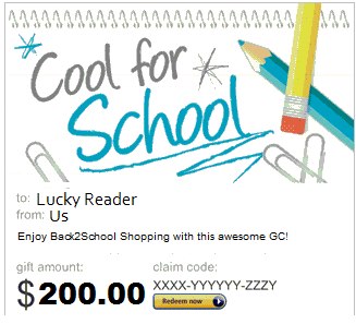 back2school amazon gift card giveaway