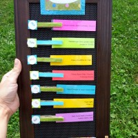 my weekly menu board