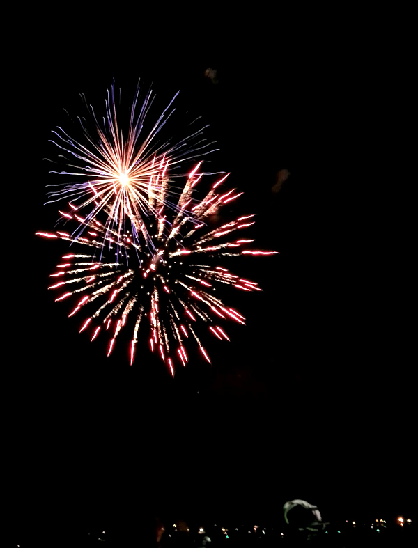 fireworks over the lake labor day 2012
