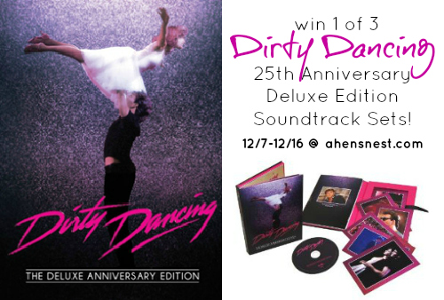 Dirty Dancing Deluxe Soundtrack Giveaway