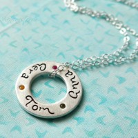 circle of love necklace by isabelle grace