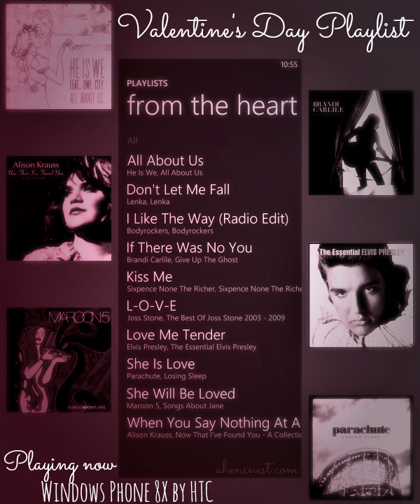 Valentine's Day Playlist with Windows Phone 8X
