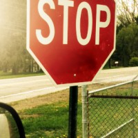 stop sign