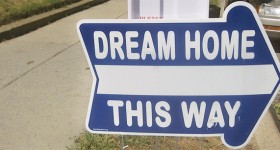 dream home sign