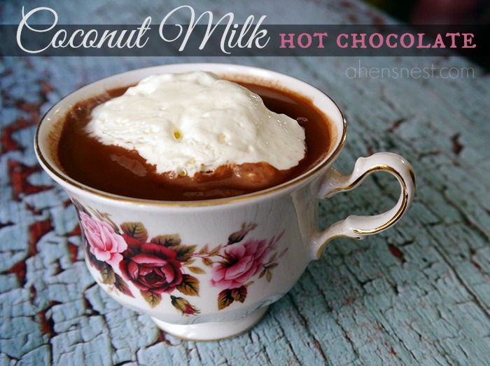 coconut milk hot chocolate recipe