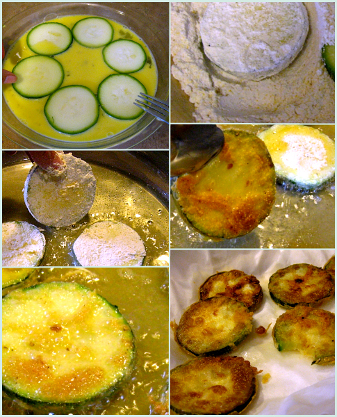 how to bread zuchinni for frying