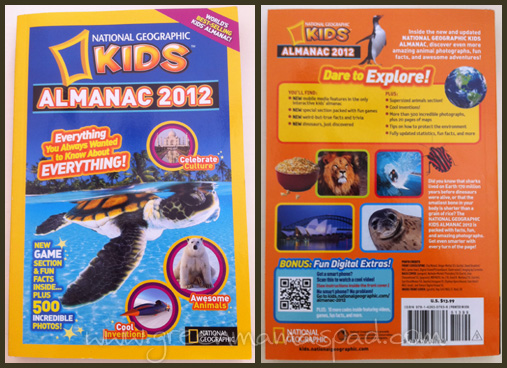 national geographic kids almanac 2012 cover