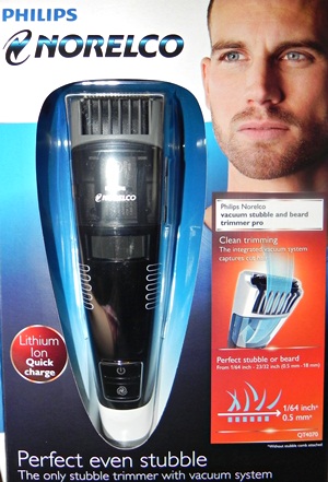 vacuum stubble  and beard trimmer pro