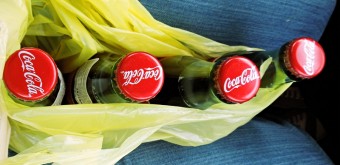 coke bottles