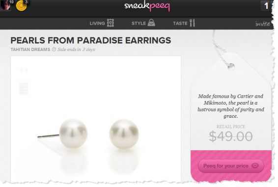 free pearl earrings from sneekpeaq