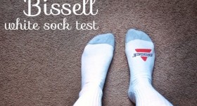 bissell white sock test campaign