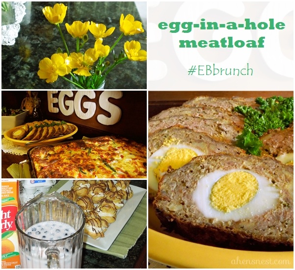 egg in a hole meatloaf using Eggland's Best