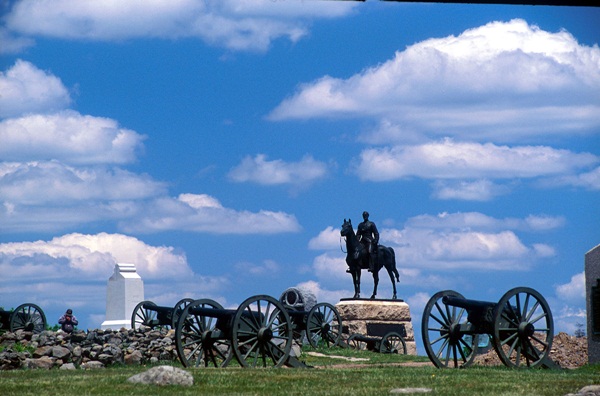 Gettysburg<br /><br /><br /><br /><br /><br /><br /><br />
Gettysburg Military Park. Provided By: Commonwealth Media Services
