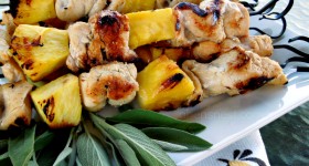 easy grilled pineapple chicken kebabs