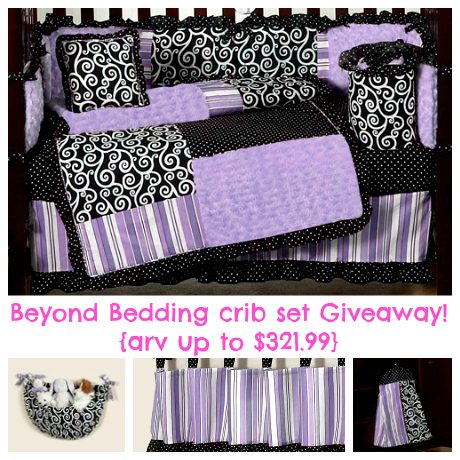 Beyond Bedding crib set giveaway