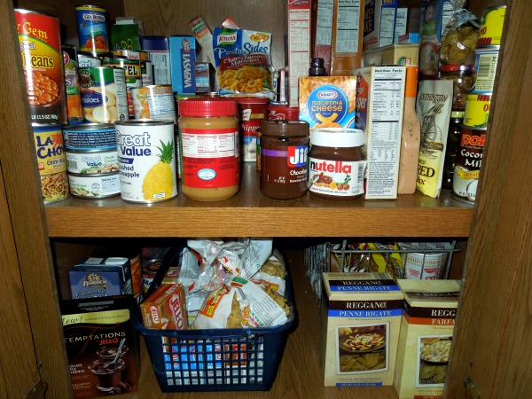 our pantry cupboard