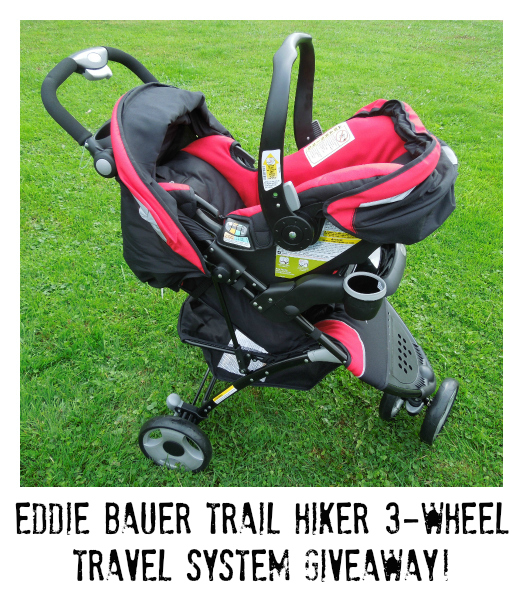 Eddie Bauer 3-wheel travel system giveaway