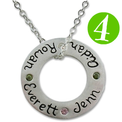 Isabelle Grace Jewelry Circle of Love personalized necklace