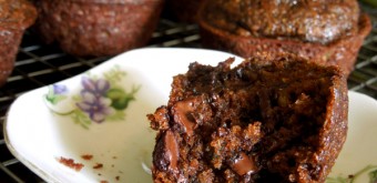 chocolate zucchini muffins