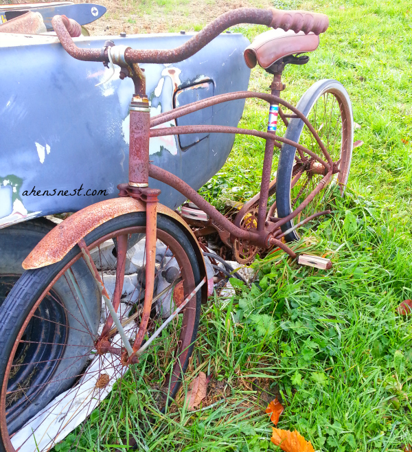 rusty bicycle