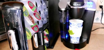 k-cup storage drawer