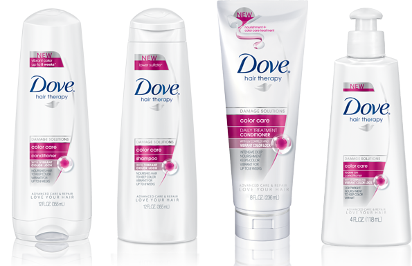 Dove hair care products