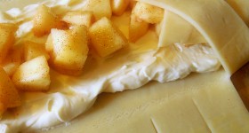 cream cheese apple braid