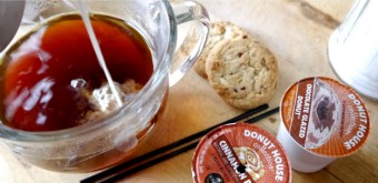 Donut House cinnamon roll K-Cup packs