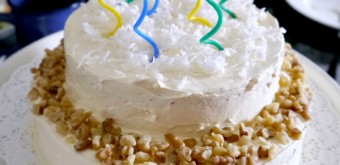 mom's 60th birthday carrot cake