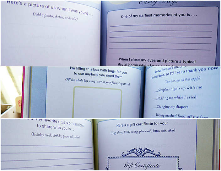 what I love about you mom book pages