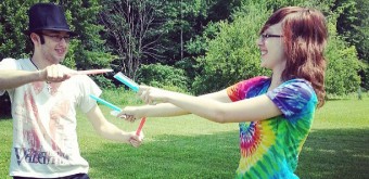 flavorice freezer pop - sibling lightsaber wars - henriettaann on Instagram