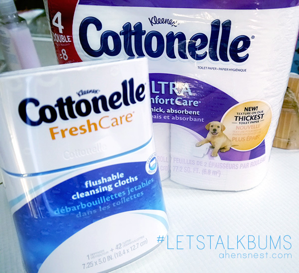 #letstalkbums Kleenex Cottonelle clean routine