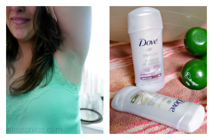 Using Dove ClearTone Deodorant