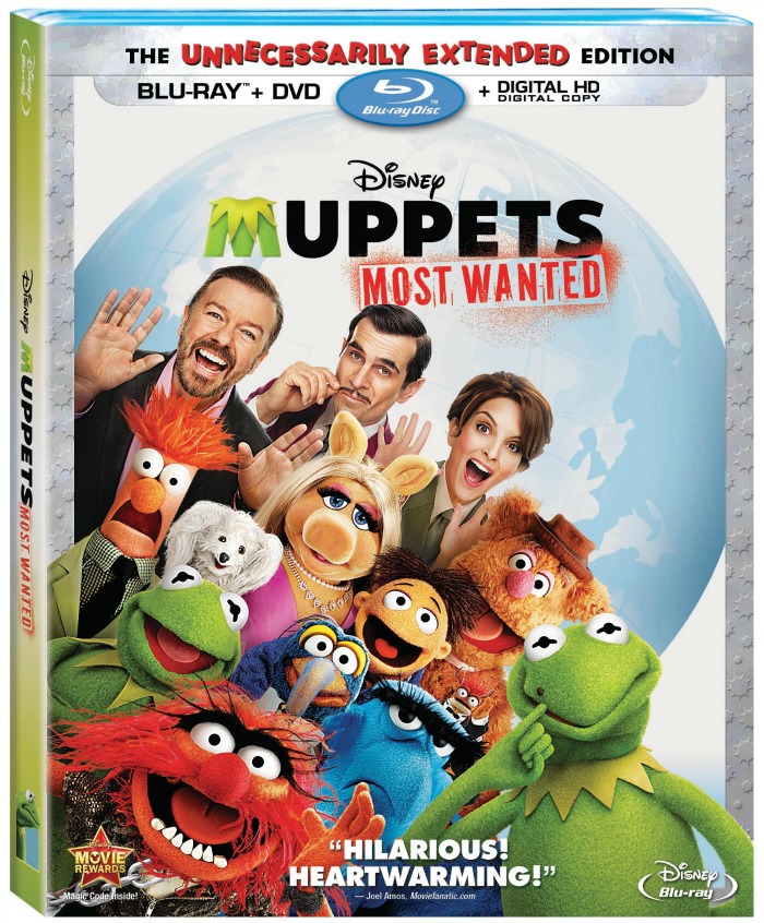 Muppets Most Wanted Bluray Combo
