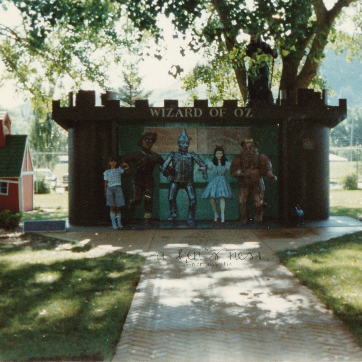 Storybook Land Wizard of Oz characters - Throwback Thursday