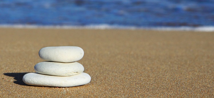 pebbles balance beach